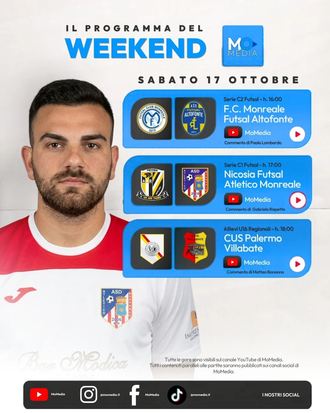 🔵🔴 𝗠𝗢𝗠𝗘𝗗𝗜𝗔 | 𝗜𝗟 𝗣𝗥𝗢𝗚𝗥𝗔𝗠𝗠𝗔 𝗗𝗘𝗟 𝗪𝗘𝗘𝗞𝗘𝗡𝗗 🎥⚽